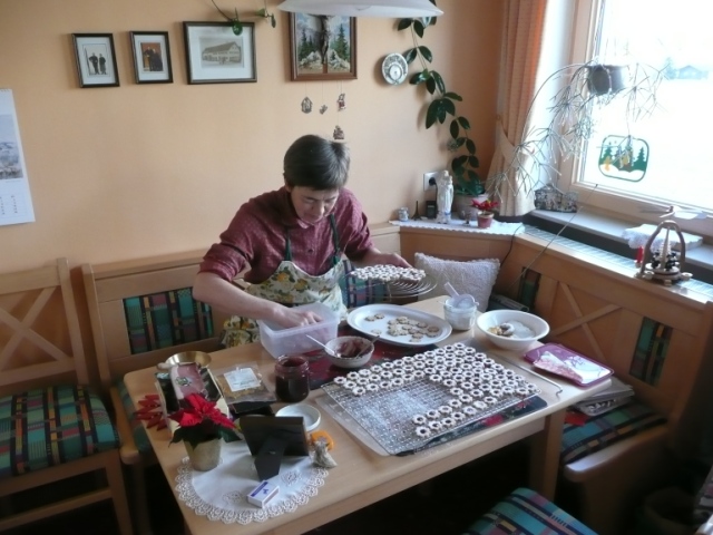 confection des biscuits allemands