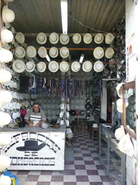 sombreros en cuenca