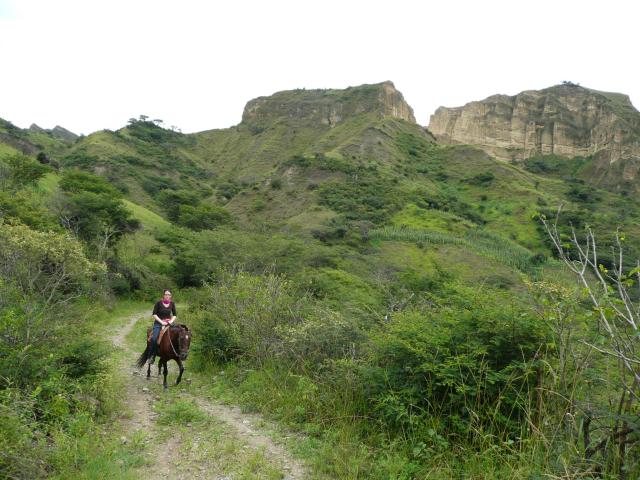 Emilie à cheval