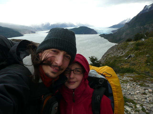 dos au glacier et au vent