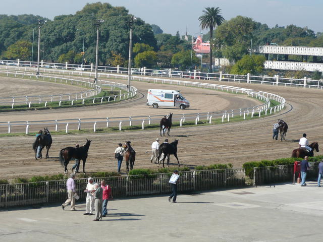 après la course