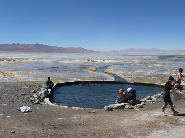 bains chauds avec vue
