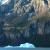 un iceberg dans le lit de l´ancien glacier